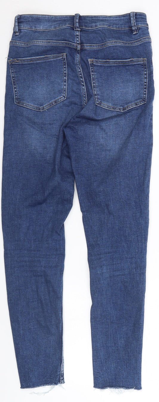 Denim & Co. Womens Black   Straight Jeans Size 10 L26 in