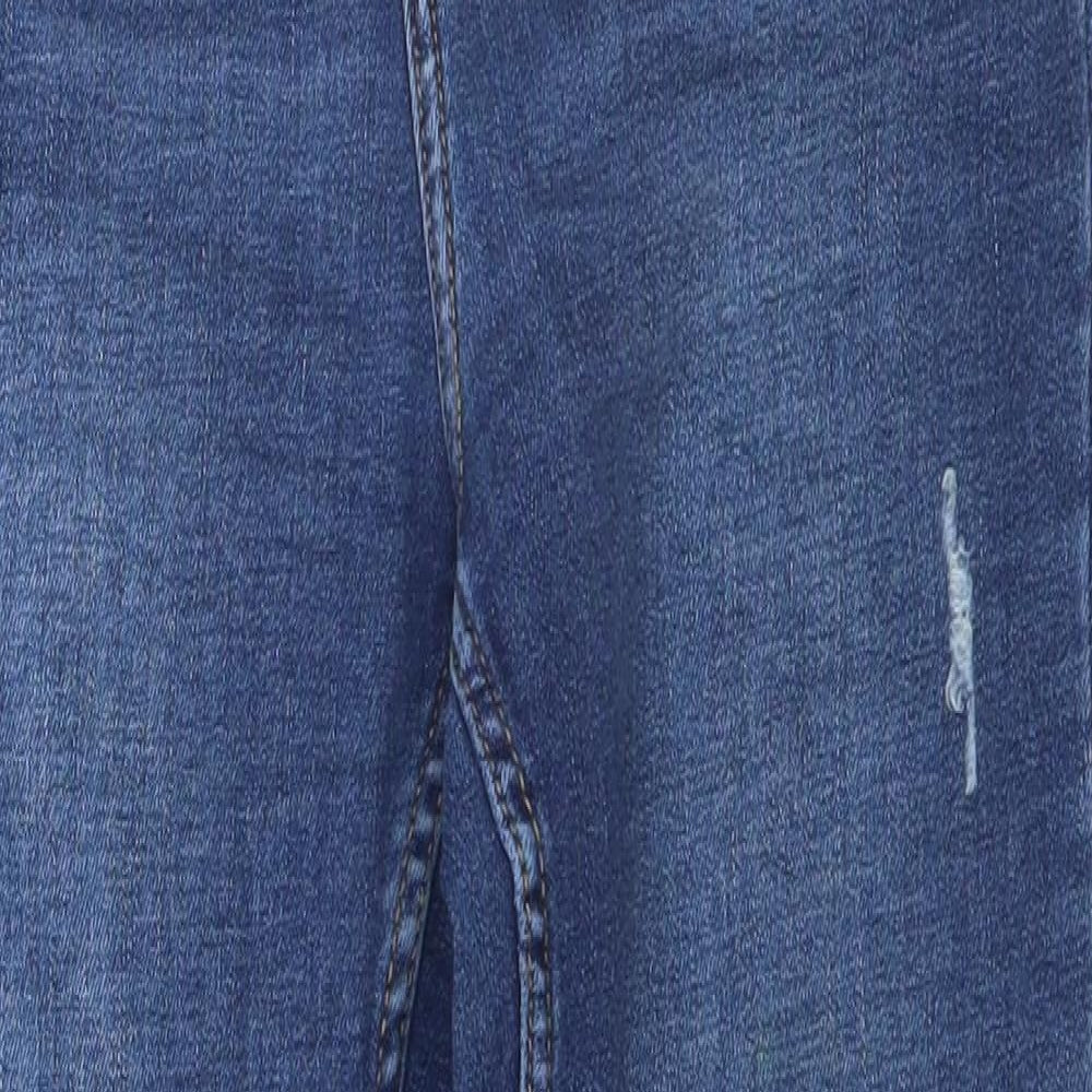 Denim & Co. Womens Black   Straight Jeans Size 10 L26 in