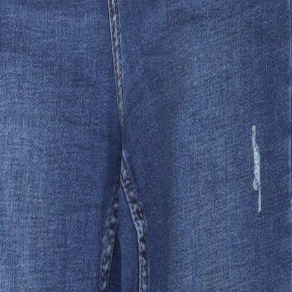 Denim & Co. Womens Black   Straight Jeans Size 10 L26 in