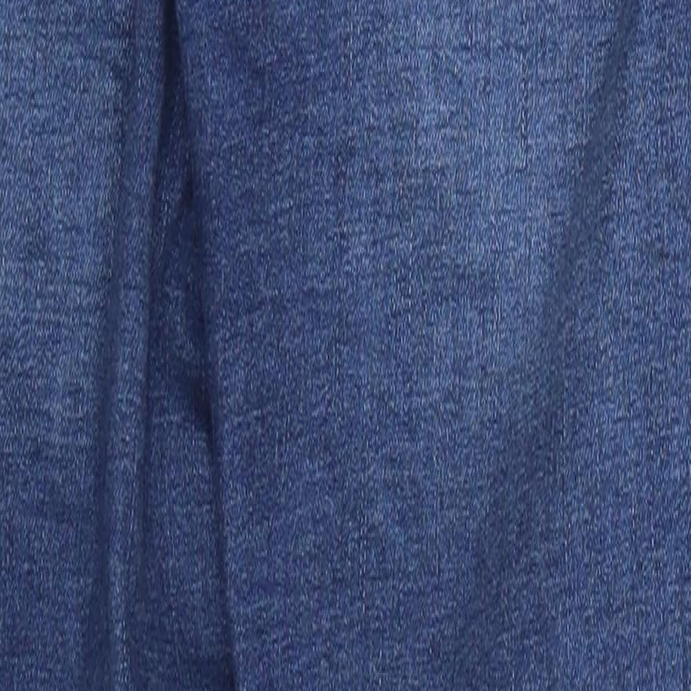 Denim & Co. Womens Black   Straight Jeans Size 10 L26 in