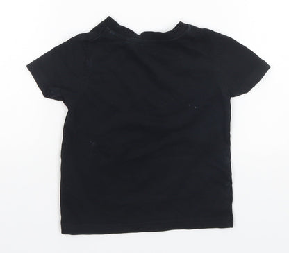 George Boys Black   Basic T-Shirt Size 2-3 Years  - Awesome Bro