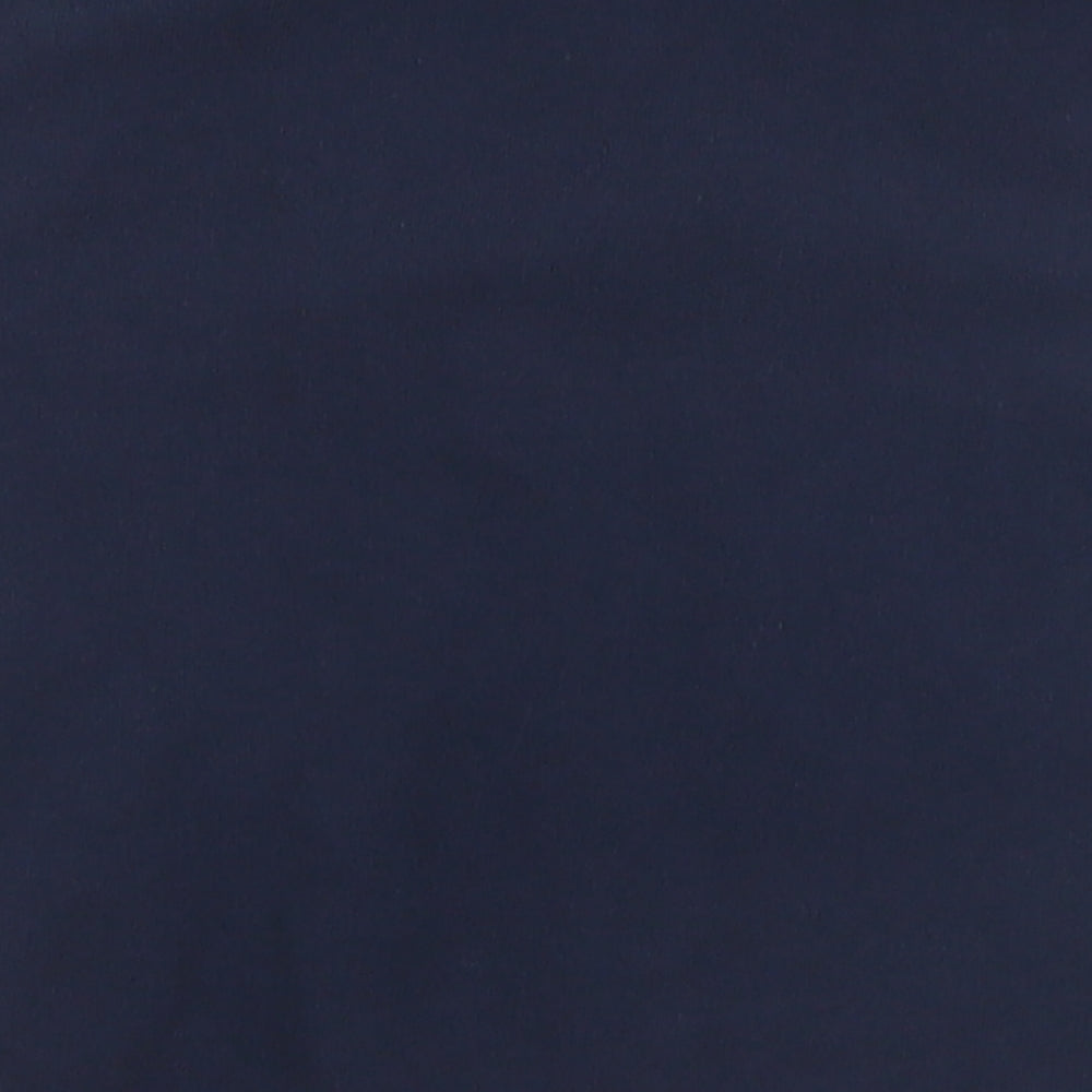 Brand and care label for Gap boys’ blue basic polo, size 2, years