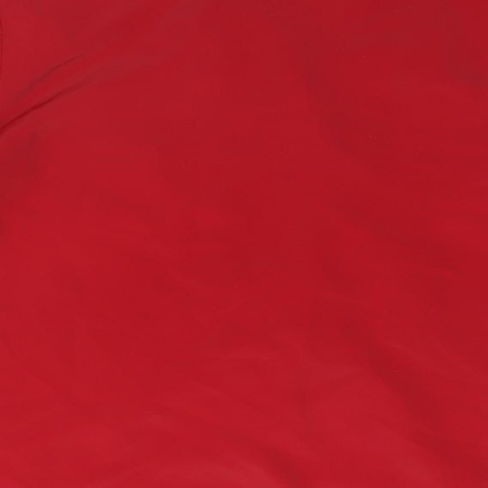 Edinburgh Womens Red   Basic T-Shirt Size 12