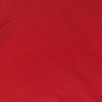 Edinburgh Womens Red   Basic T-Shirt Size 12