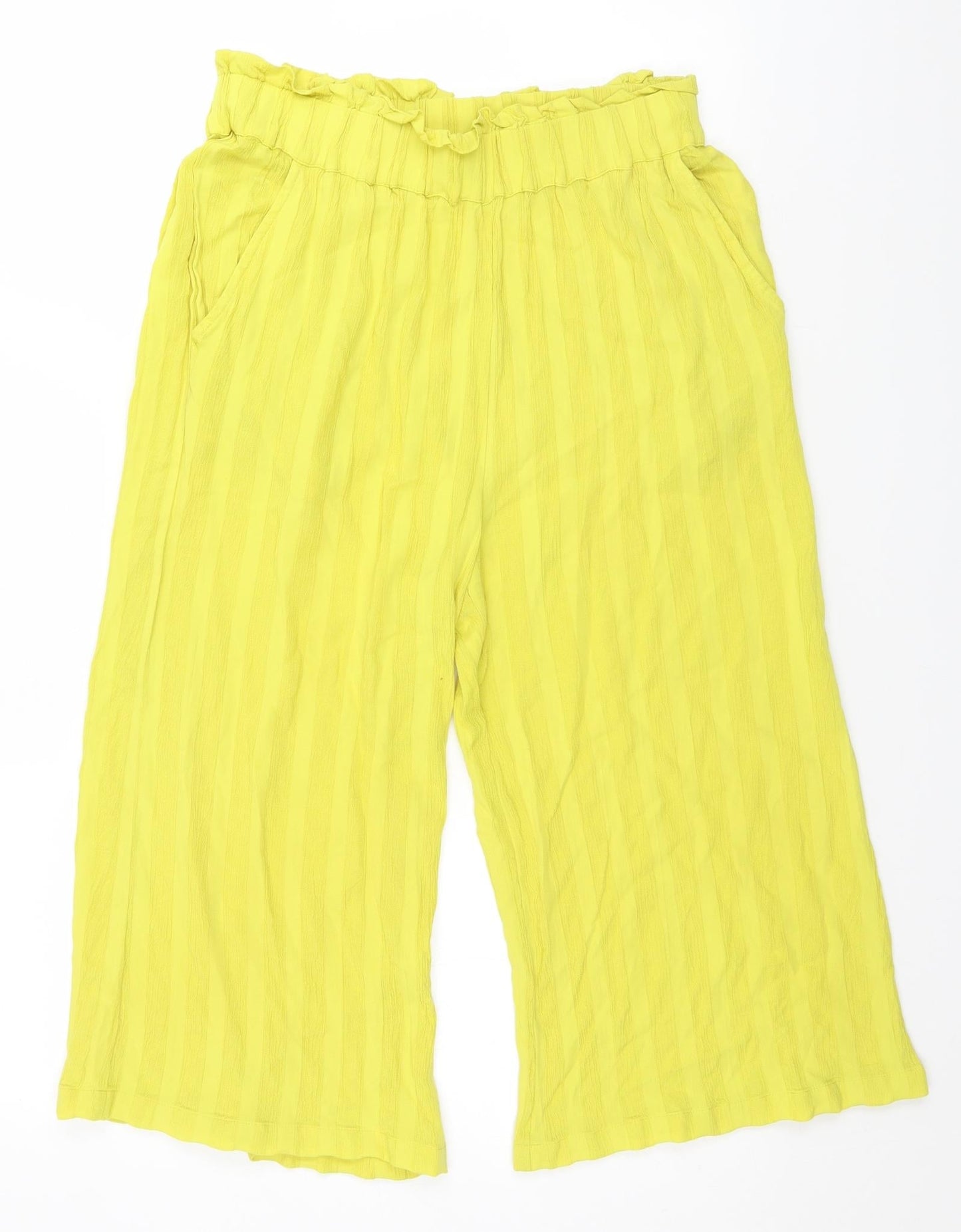 TU Womens Yellow   Trousers  Size 10 L20 in