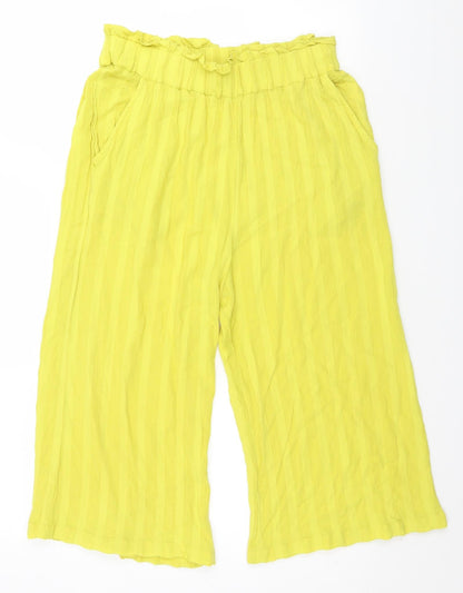 TU Womens Yellow   Trousers  Size 10 L20 in