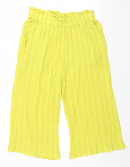 TU Womens Yellow   Trousers  Size 10 L20 in