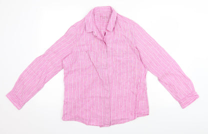 Essentials Mens Blue Striped   Pyjama Top