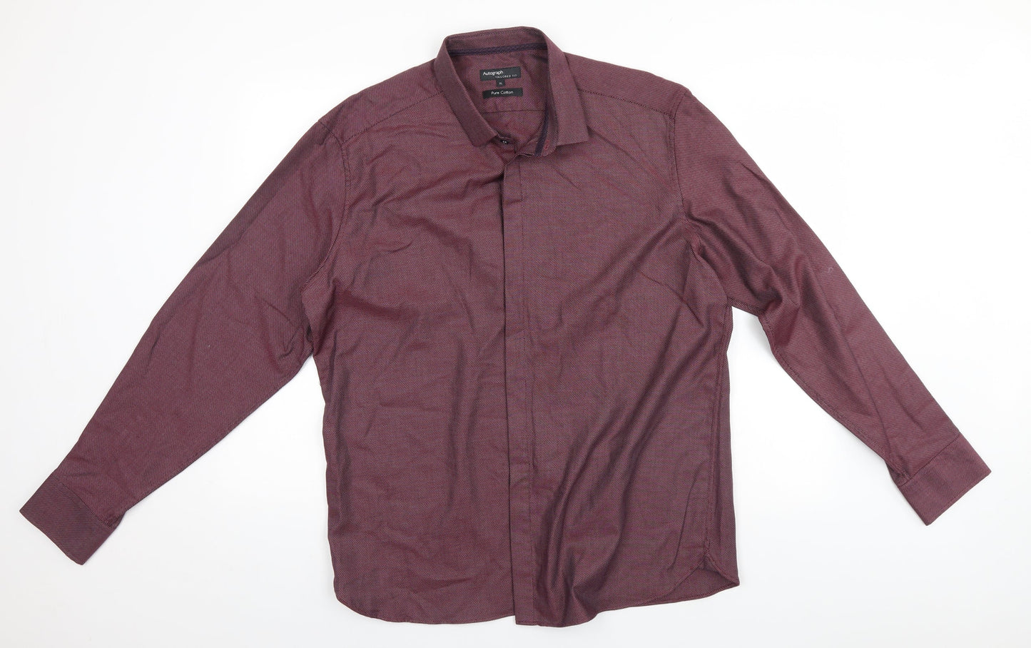 Autograph Mens Grey    Button-Up Size XL