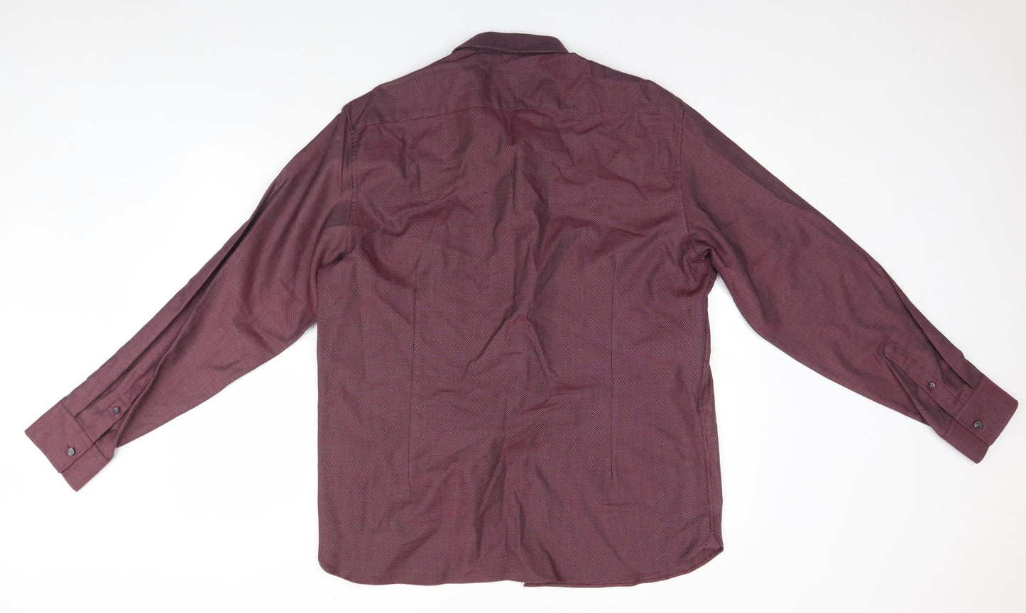 Autograph Mens Grey    Button-Up Size XL