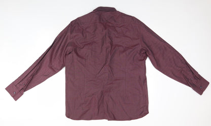 Autograph Mens Grey    Button-Up Size XL