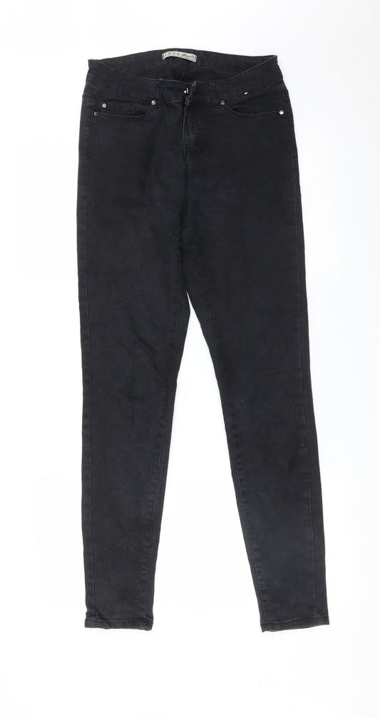 DENIM CO Womens Black   Skinny Jeans Size 12 L30 in