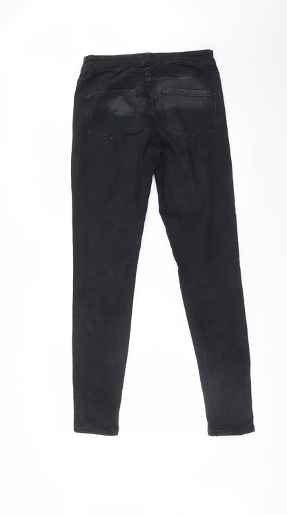 DENIM CO Womens Black   Skinny Jeans Size 12 L30 in