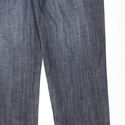 GOODMIAO Mens Blue   Straight Jeans Size L L32 in