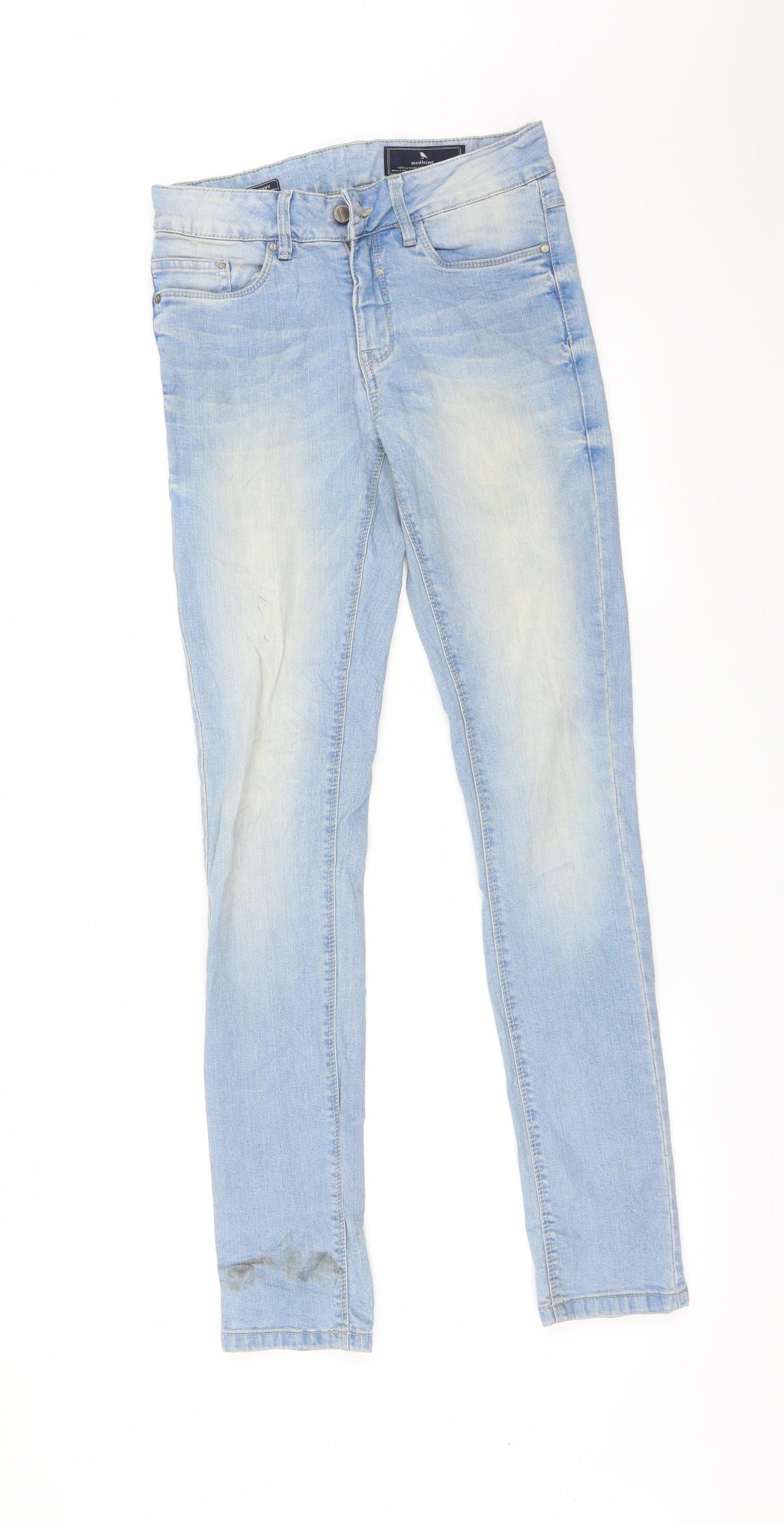 MEDICINE Womens Blue   Skinny Jeans Size 8 L31 in