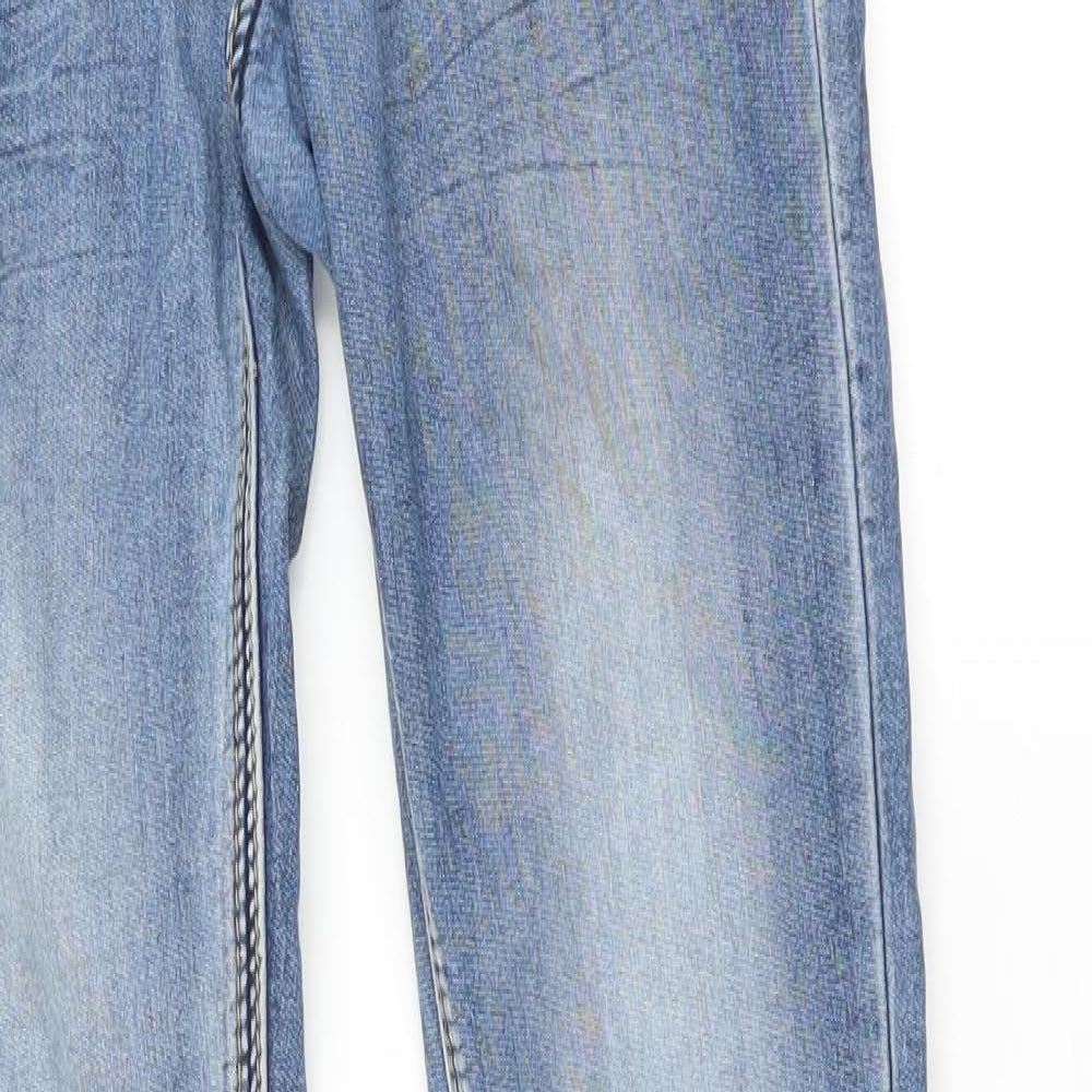 BLUE REBEL Womens Blue   Skinny Jeans Size 24 in L29 in