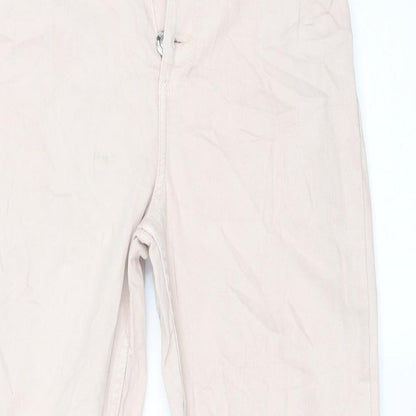 Zara Womens Pink   Straight Jeans Size 10 L26 in