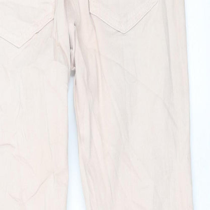 Zara Womens Pink   Straight Jeans Size 10 L26 in