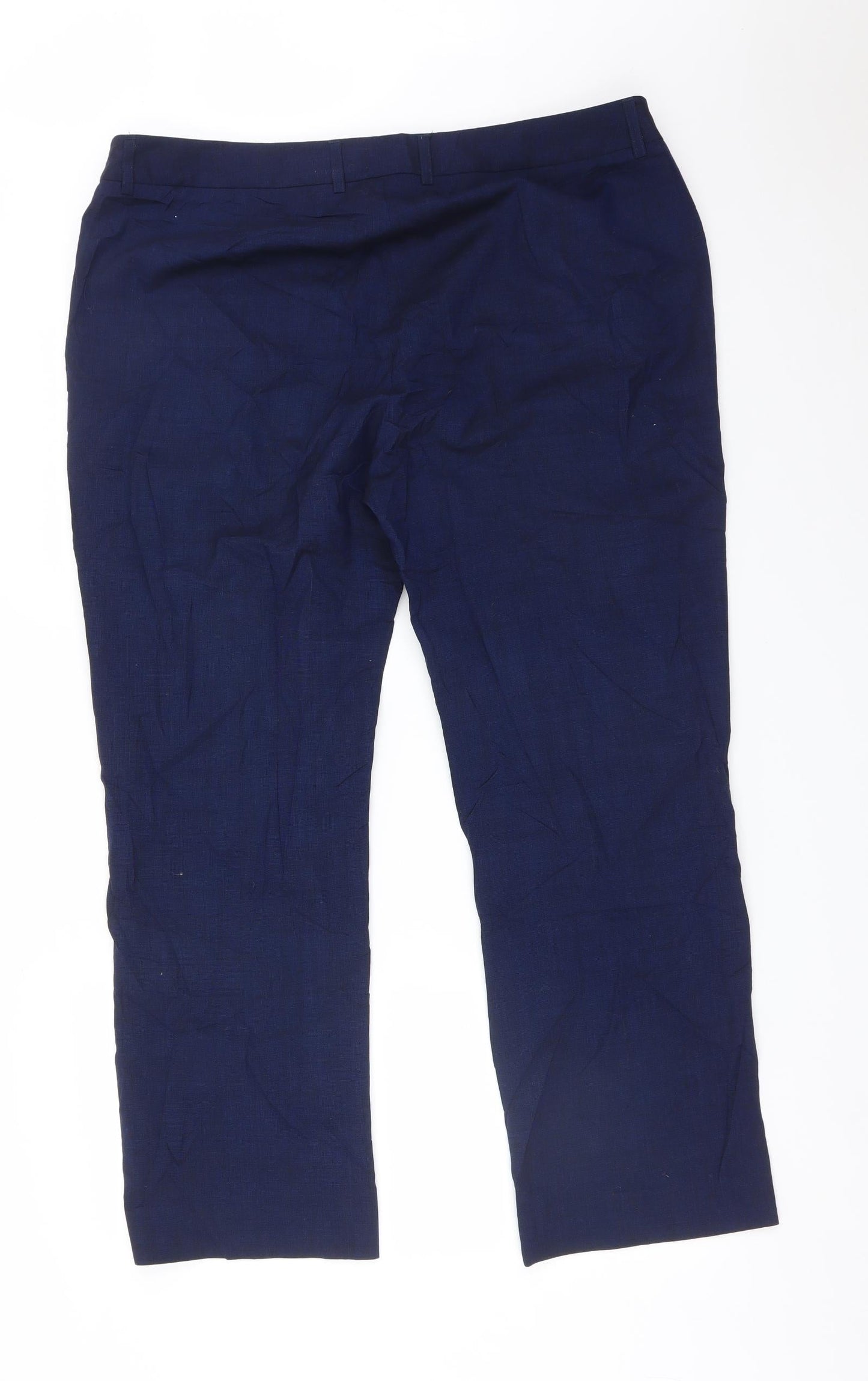 HFXLT3 Womens Blue   Trousers  Size 18 L28 in