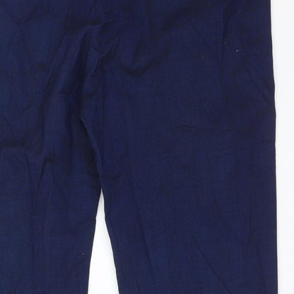 HFXLT3 Womens Blue   Trousers  Size 18 L28 in