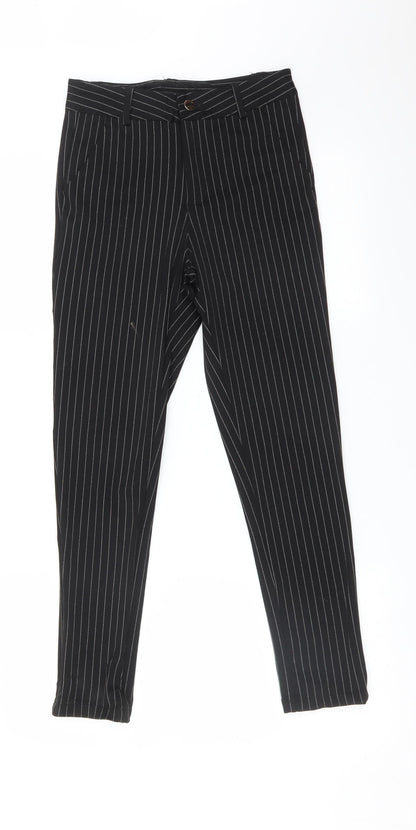URBAN MIST Womens Multicoloured Striped  Trousers  Size S L26 in