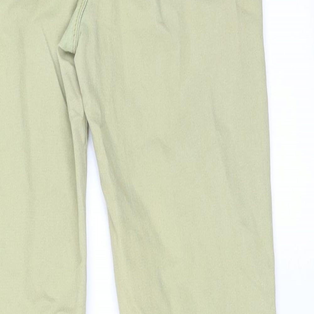 M&S Womens Green   Skinny Jeans Size 6 L28 in