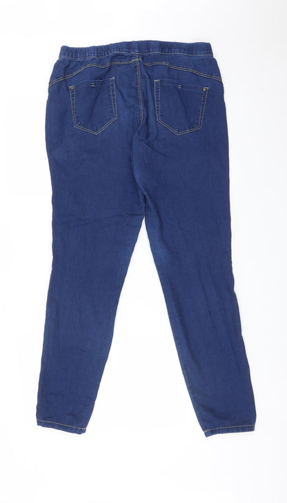 DENIM CO Womens Blue   Jegging Jeans Size 14 L29 in