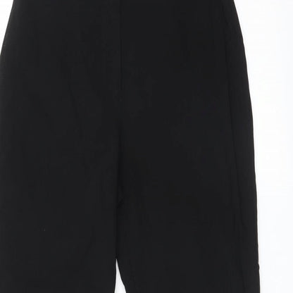 Womens UK Size 10 Debenhams Regular Fit  Black Trousers