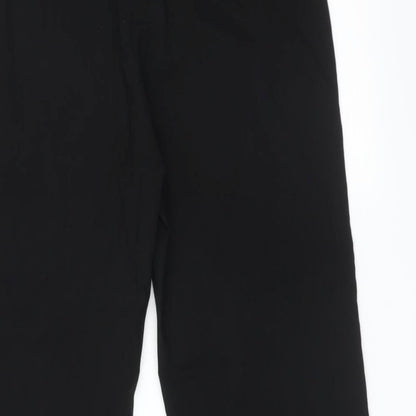 Womens UK Size 10 Debenhams Regular Fit  Black Trousers