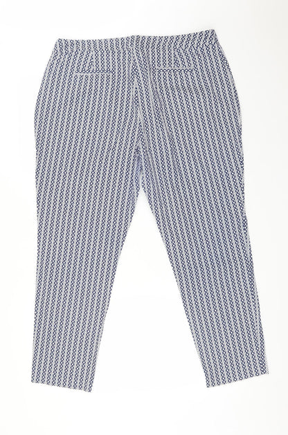 Womens UK Size 16 LABEL BE Regular Fit  Multicoloured Trousers