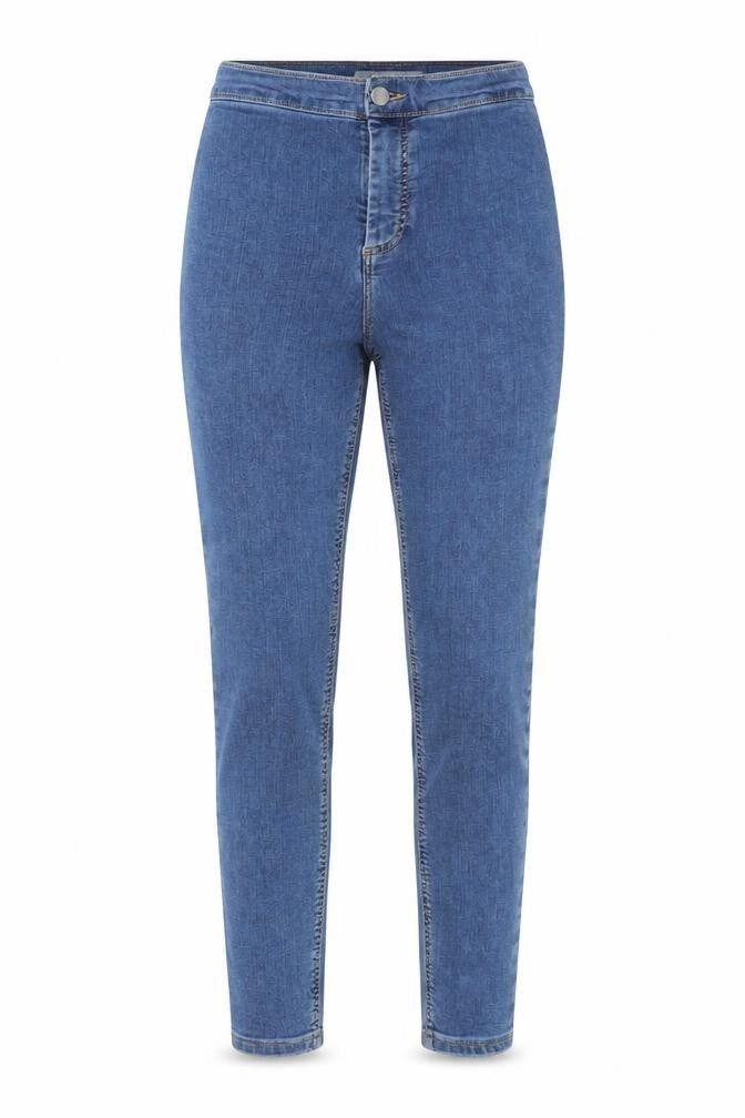 Front view of Topshop women’s blue jegging jeans, size UK 26, in, 30-inch leg