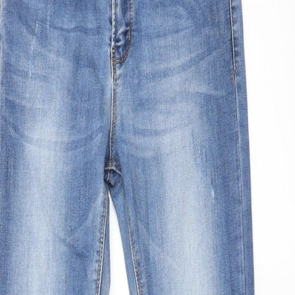 DAYSIE Womens Blue   Skinny Jeans Size 6 L27 in