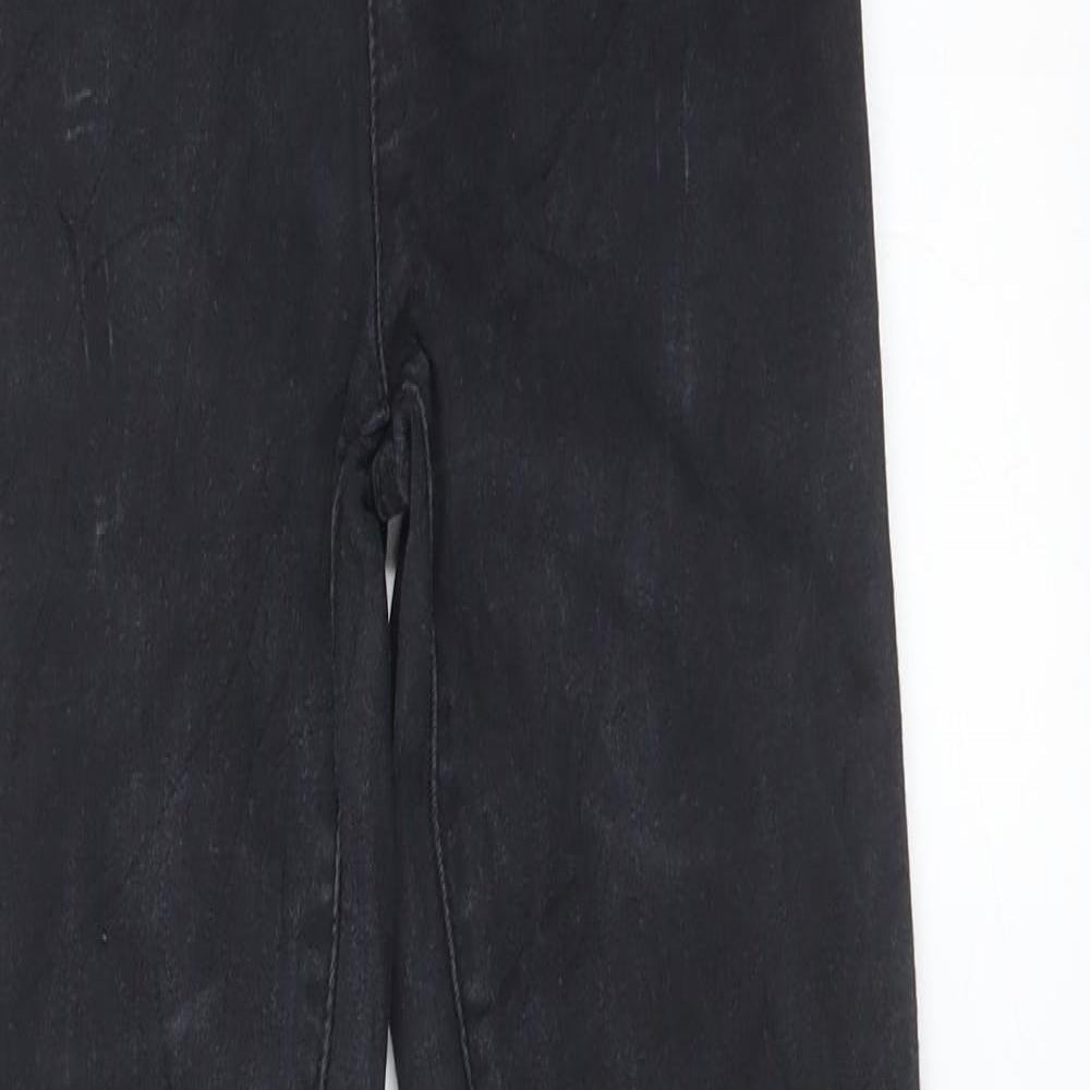 Womens UK Size 10 GOODIES Regular Fit Skinny Black Jeans
