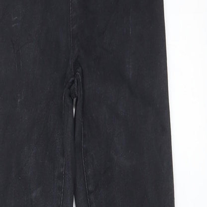Womens UK Size 10 GOODIES Regular Fit Skinny Black Jeans