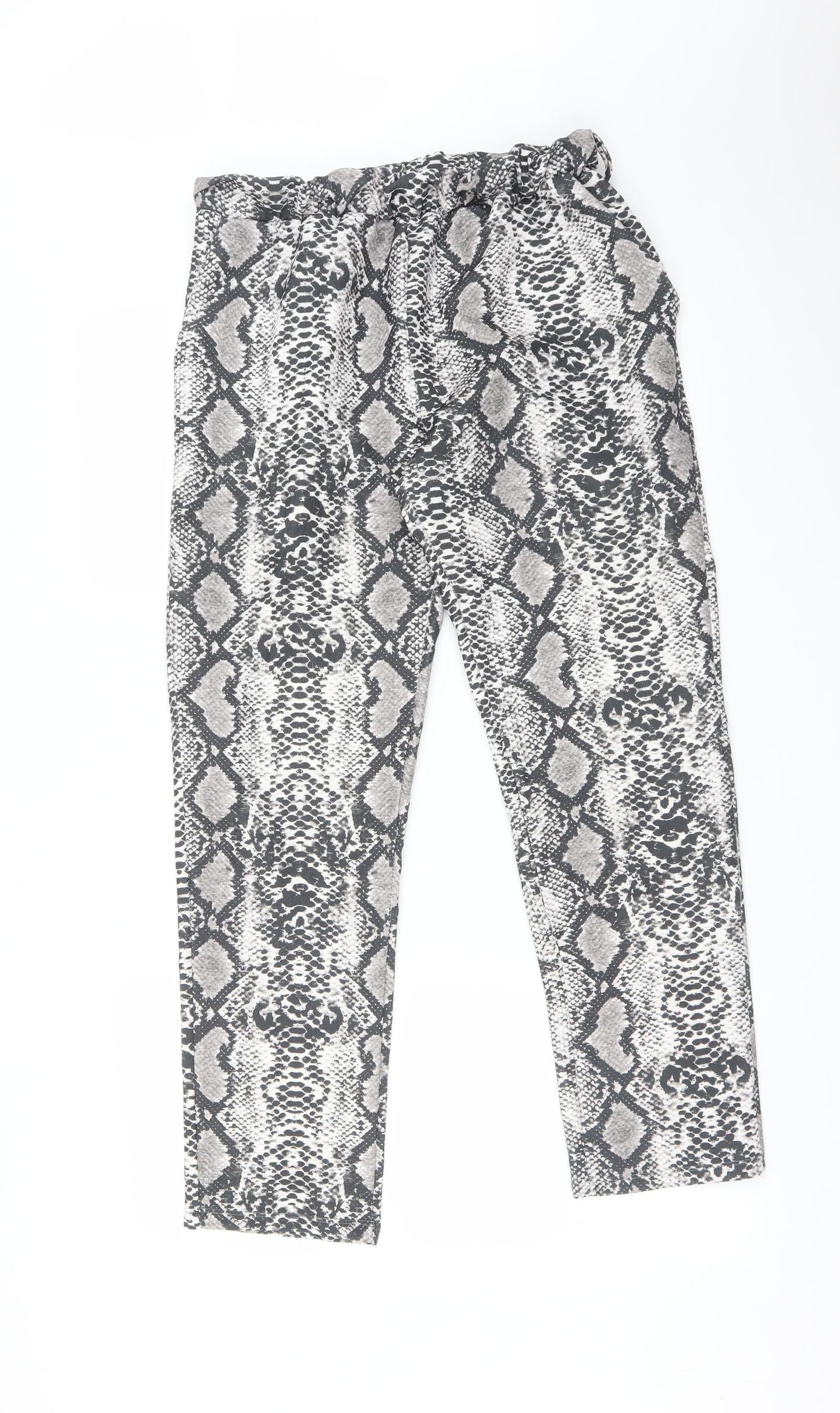 NEW IMPERIAL Womens Multicoloured Animal Print  Trousers  Size 12 L28 in