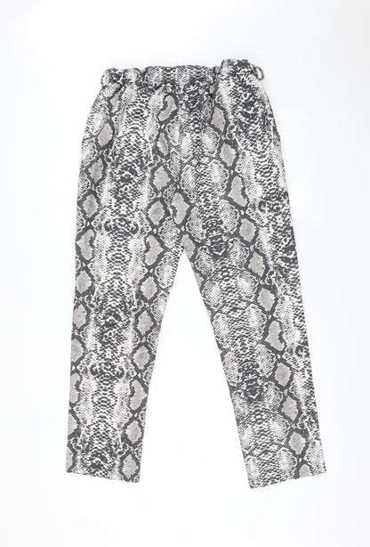 NEW IMPERIAL Womens Multicoloured Animal Print  Trousers  Size 12 L28 in