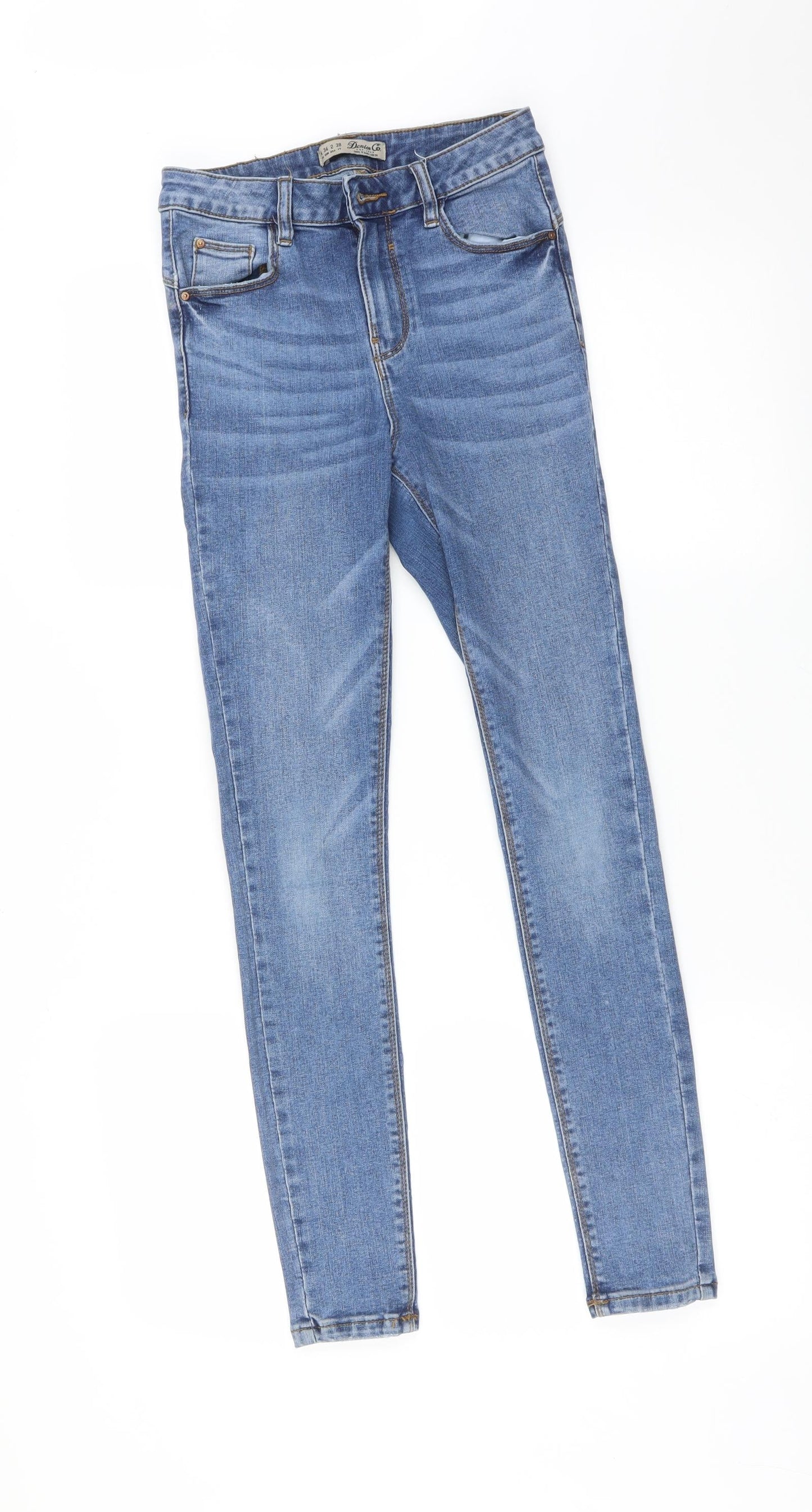 DENIM CO Womens Blue   Skinny Jeans Size 6 L27 in