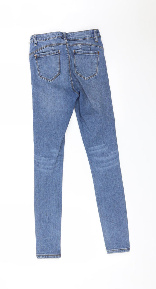 DENIM CO Womens Blue   Skinny Jeans Size 6 L27 in
