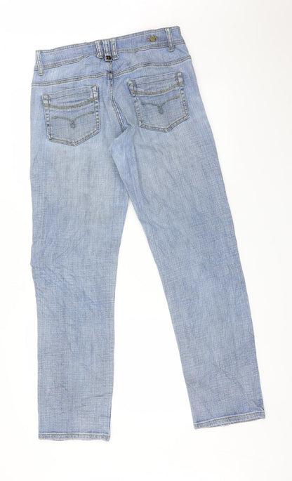 PATSY Womens Blue   Straight Jeans Size 29 L32 in