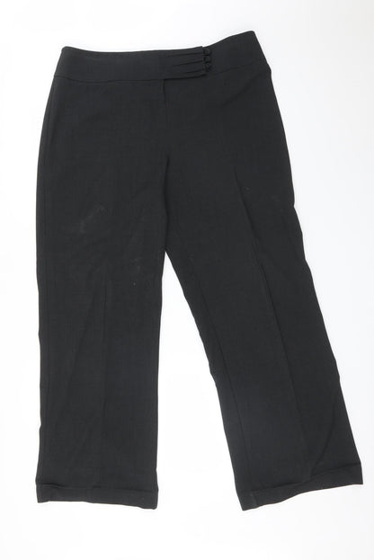Womens UK Size 16 M&S Regular Fit  Grey Trousers