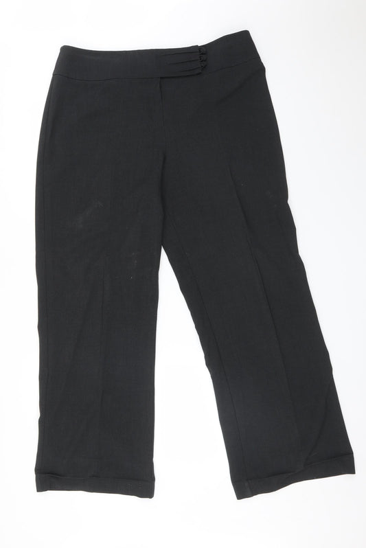 Womens UK Size 16 M&S Regular Fit  Grey Trousers