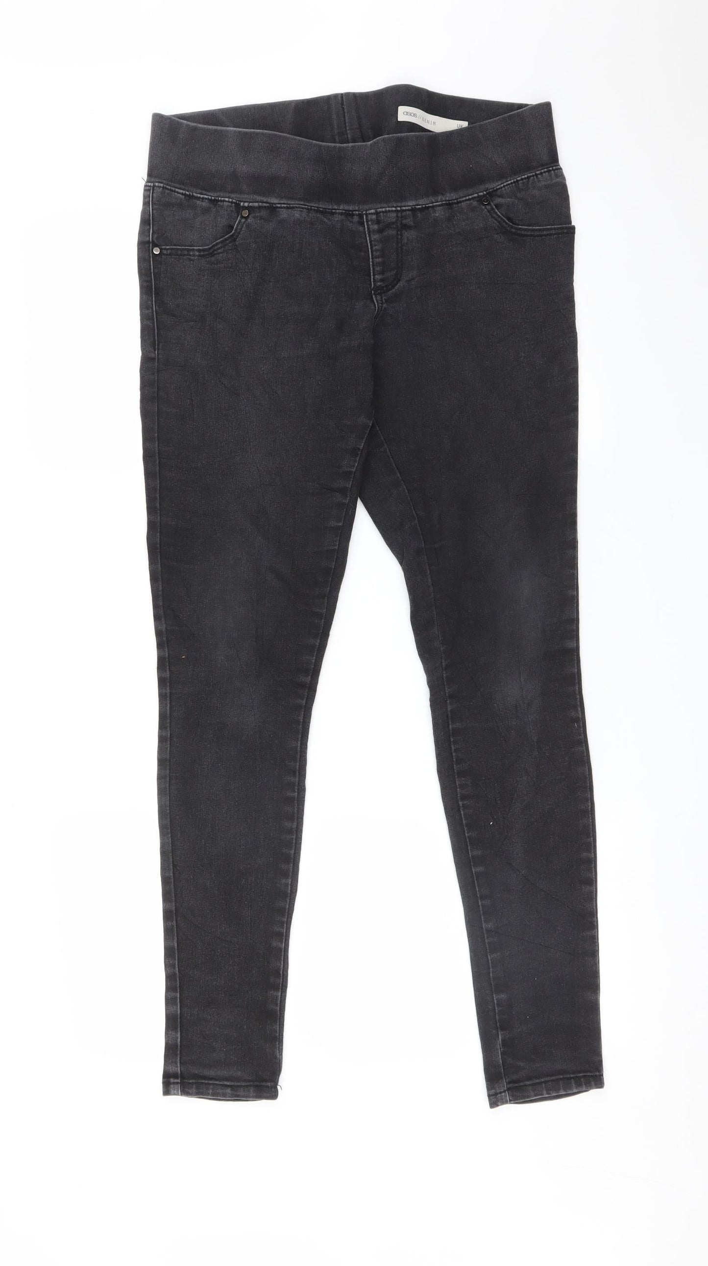 ASOS Womens Black   Jegging Jeans Size 10 L29 in