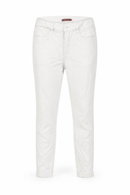 Front view of YSC women’s white skinny jeans, size UK 10, 27-inch leg
