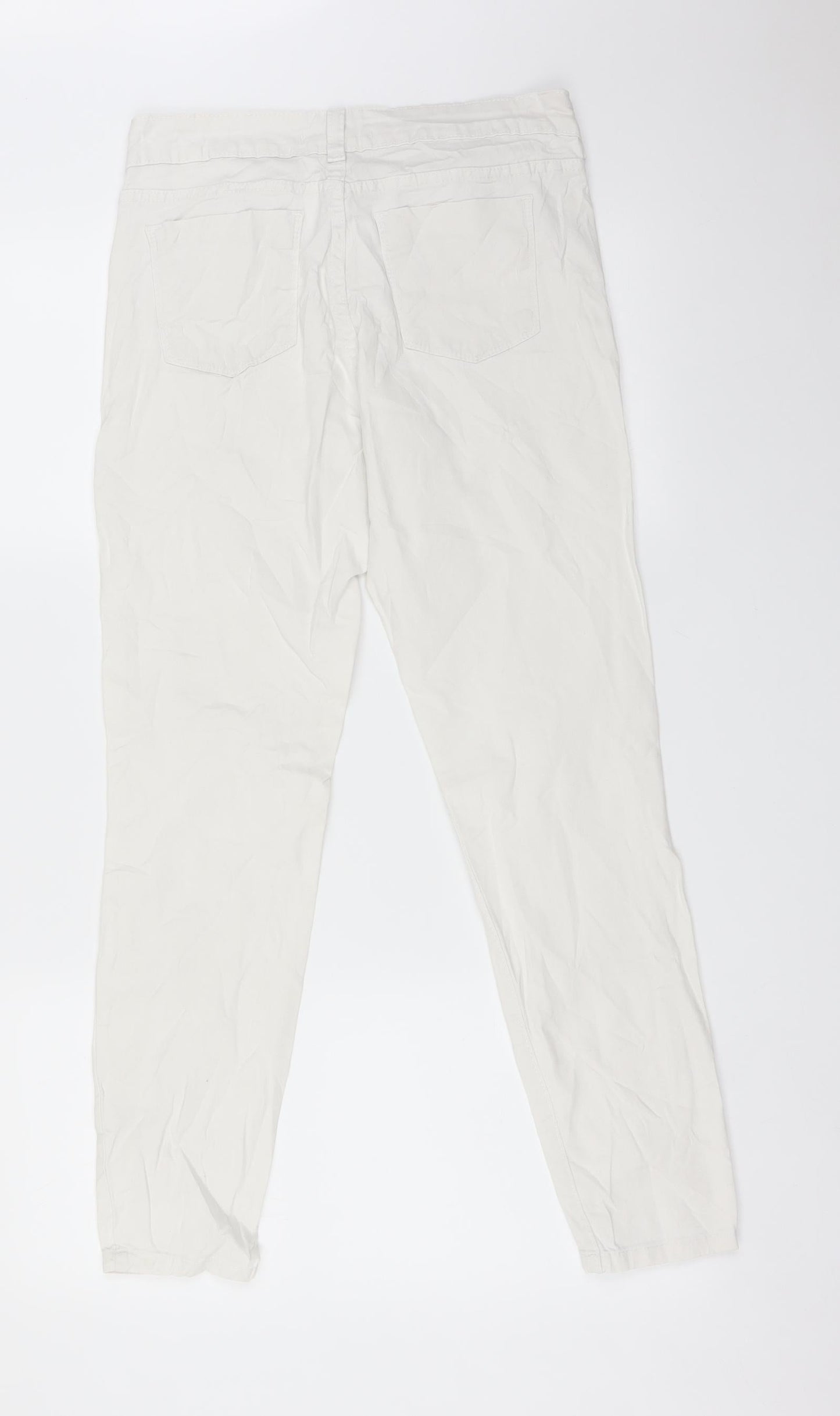 YSC Womens White   Skinny Jeans Size 10 L27 in