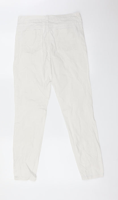 YSC Womens White   Skinny Jeans Size 10 L27 in