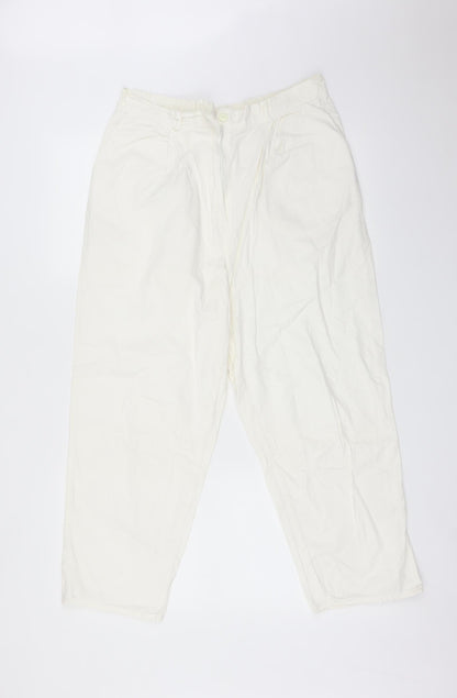 LEIBER Womens White   Trousers  Size 16 L23 in
