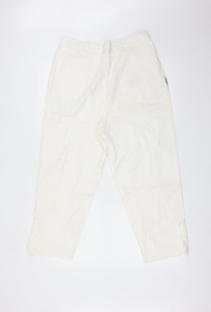 LEIBER Womens White   Trousers  Size 16 L23 in