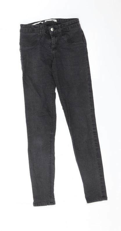 Womens UK Size 8 TALLY WEiJL Regular Fit Skinny Black Jeans