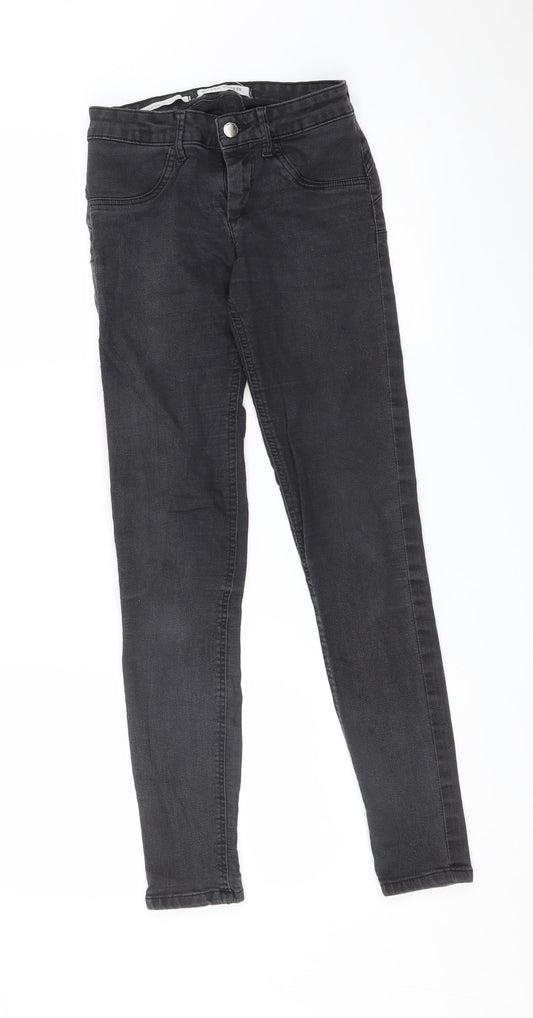 Womens UK Size 8 TALLY WEiJL Regular Fit Skinny Black Jeans