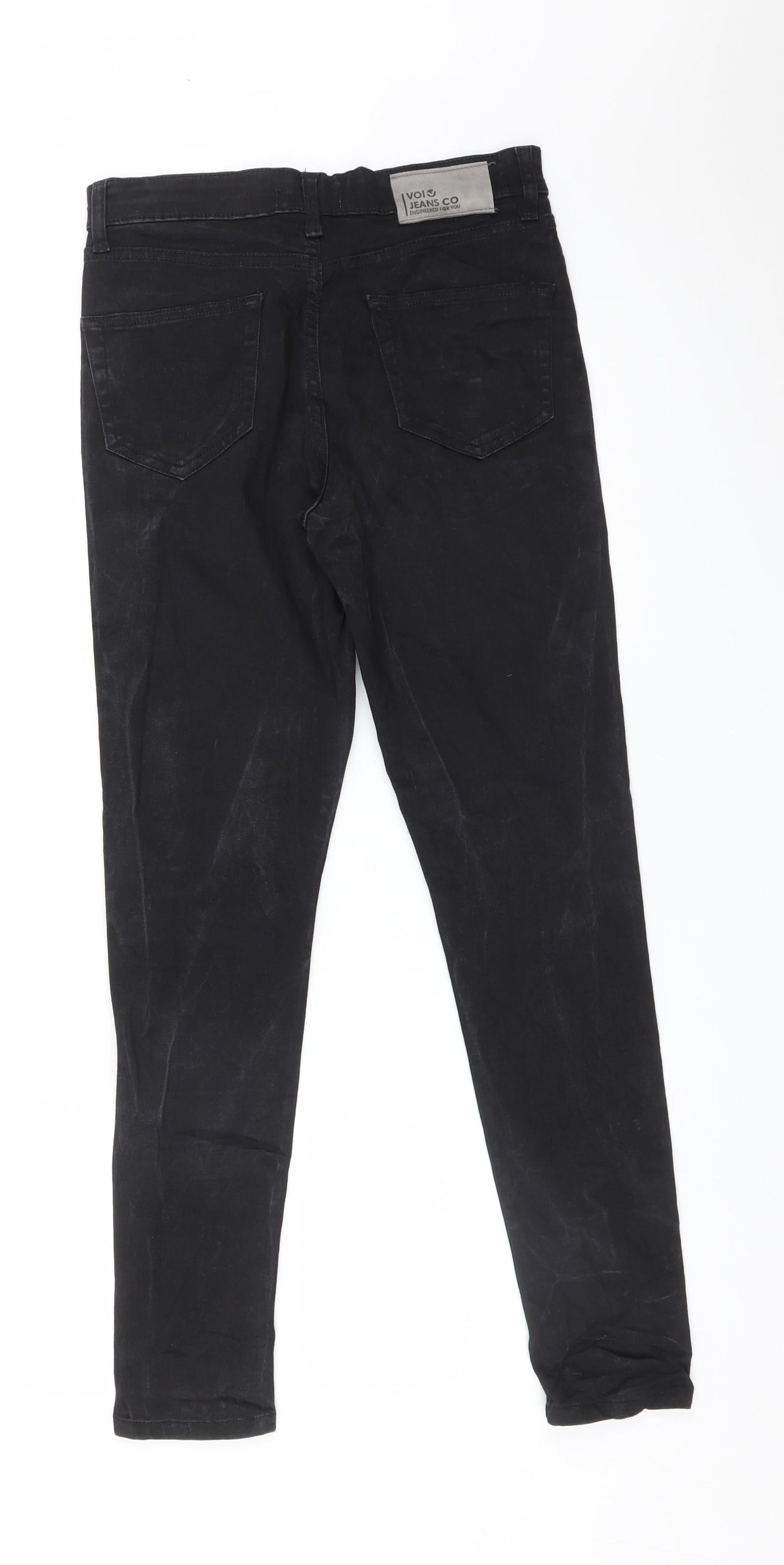 VOI JEANS CO Womens Black   Skinny Jeans Size 10 L29 in